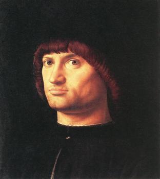 安東內洛 德 梅西納 Portrait of a Man (Condottiere)